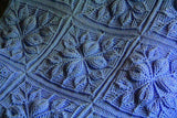 Embossed Leaves Blanket Crochet Pattern - PF - Bonita Patterns