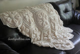 Embossed Daisy Blanket Crochet Pattern - PF - Bonita Patterns