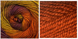 COPPER + FOLIAGE - Embossed Phoenix Scarf KIT - Bonita Patterns