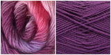 PURPLE + PINK FUCHSIA - Embossed Phoenix Scarf KIT - Bonita Patterns