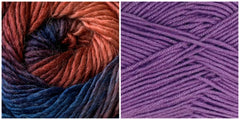 LAVENDER + BERRY SWIRL - Embossed Phoenix Hooded Cape KIT - Bonita Patterns