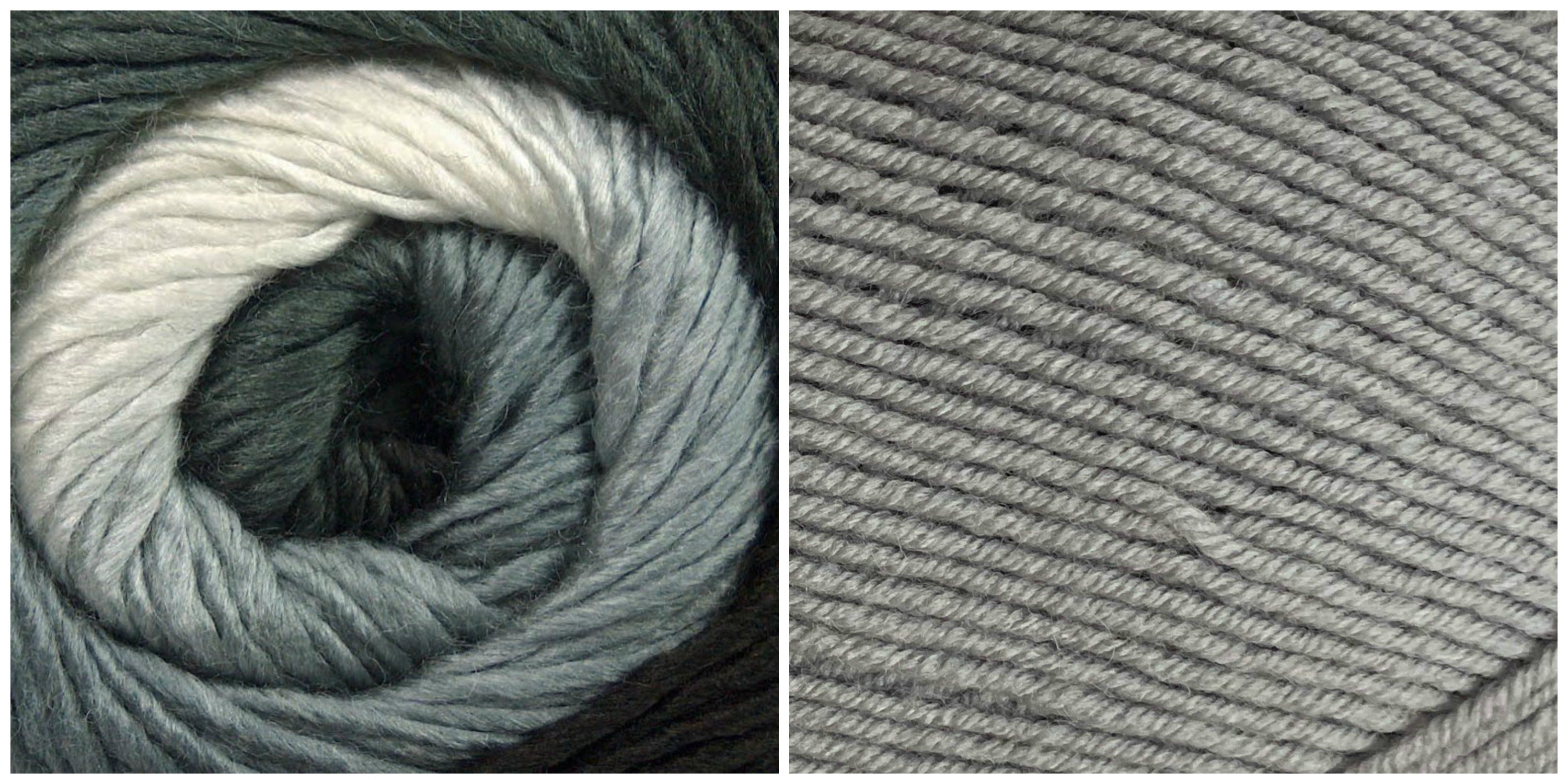 LIGHT GREY + PLATINUM - Embossed Phoenix Scarf KIT – Bonita Patterns