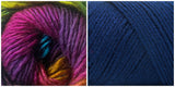 NAVY + PRISM - Embossed Phoenix Scarf KIT - Bonita Patterns